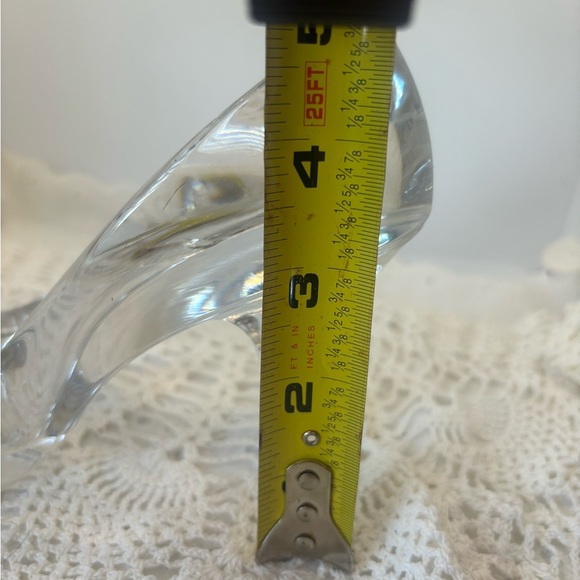 Bohemia 24% Lead Crystal Glass Slipper Princess Shoe Figurine 8” X 5" - Picture 11 of 11